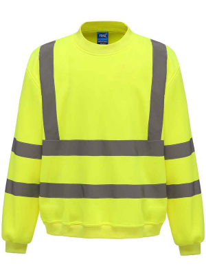 Yoko Hi-Vis Sweatshirt YK030 - Fluo Yellow